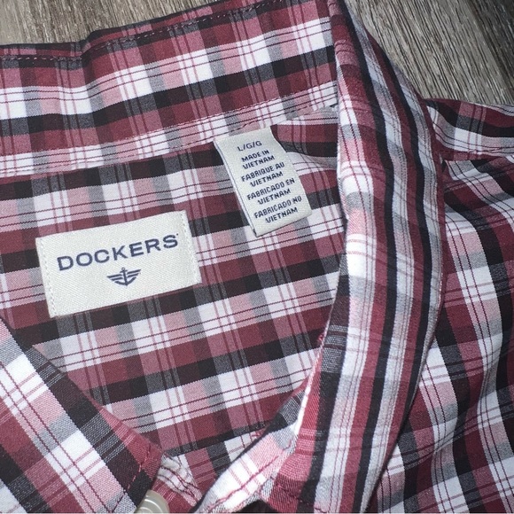 Dockers plaid check button down shirt - Picture 3 of 5